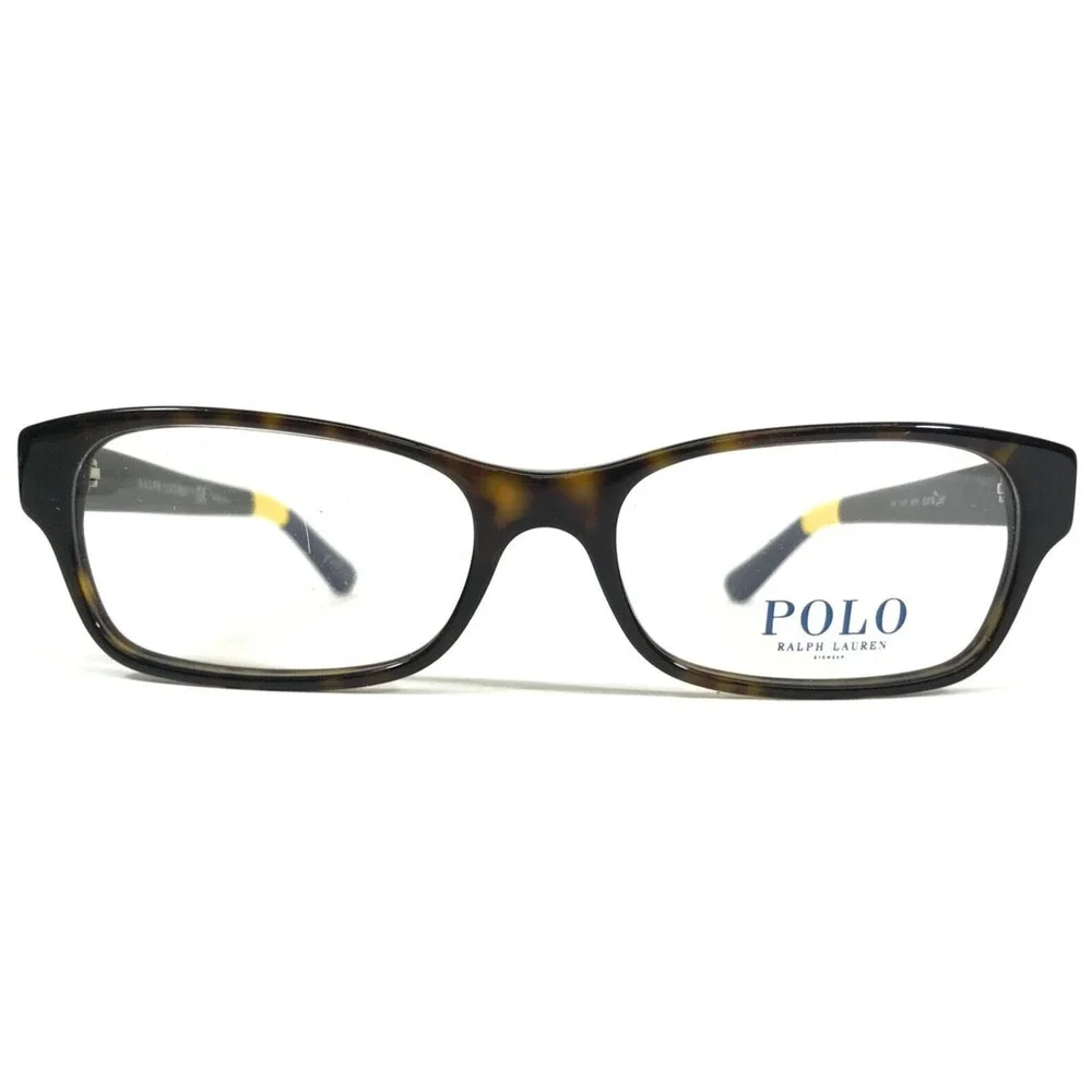 Polo Ralph Lauren Eyeglasses Frames PH2147 5574 Black Tortoise Yellow 52-16-140